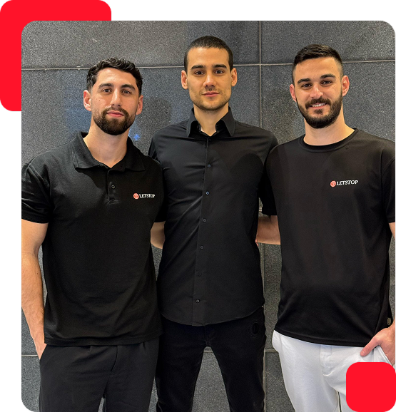 LETSTOP Founders with Mario Nawfal